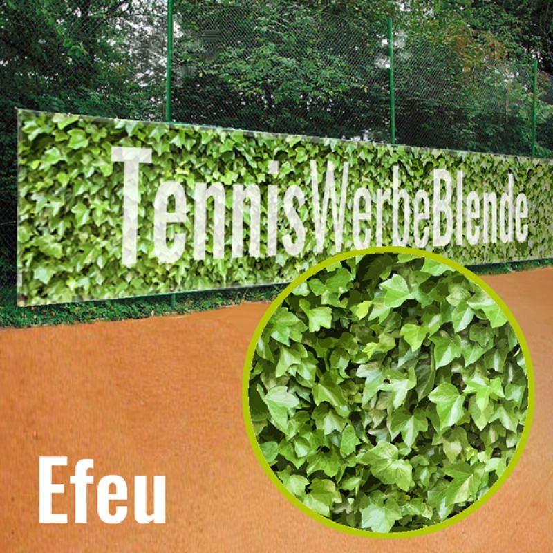 Tennisblende Efeu-Design Tennisblende Efeu-Design